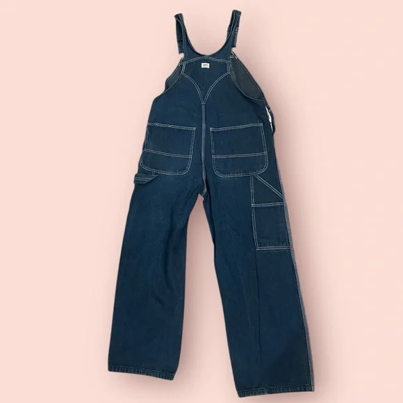Liberty dark denim vintage overalls sz Medium (A04) - Picture 3 of 5